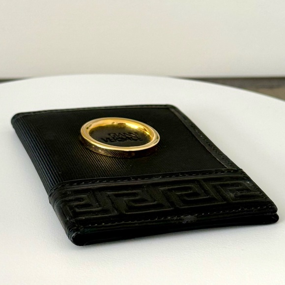 Versace Black Card Holder - Picture 9 of 12